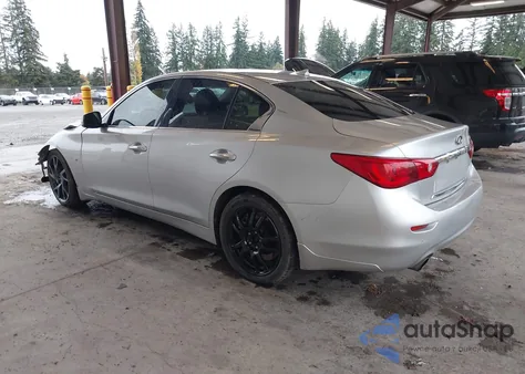 2015 Infiniti Q50 Sport from USA, damaged, VIN JN1BV7AP3FM335210